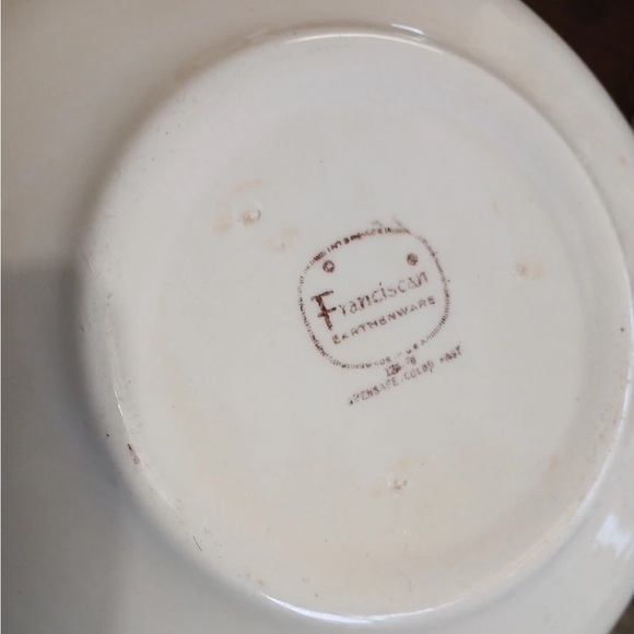 VTG Franciscan "Dessert Rose" Casserole Vegetable Dish w / Lid Exc. Chip Free - Picture 3 of 5